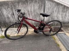 Panasonic ジェッター 電動アシスト自転車 赤　要整備、部品取り等 Panasonic ジェッター 電動アシスト自転車 赤 要整備、部品取り等