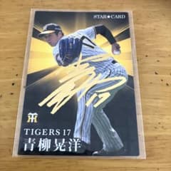 青柳晃洋 阪神タイガース カルビー 2023 STAR CARDのサムネイル