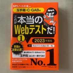 【玉手箱・C―GAB編】 これが本当のWebテストだ! (1) 2023年度版のサムネイル