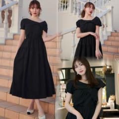 herlipto Twisted Ribbon Tiered Dress - メルカリ