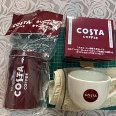 新品 COSTA COFFEE オリジナルキャニスター缶 マグカップ セット 