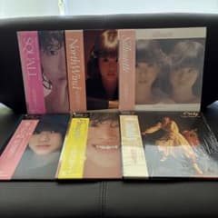 美品！松田聖子 デビューアルバムからの国内オリジナル盤レコード6枚セット全て帯付のサムネイル