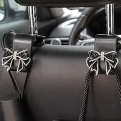 カーシート ヘッドレストフック 荷物掛け 車用 リボン 4個(2シート分)のサムネイル