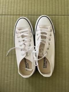 コンバース　ホワイト　スニーカー　新品　23.5センチのサムネイル