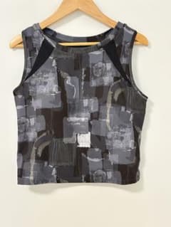 SUKALA ミックスプリントブラタンクトップ グレー - メルカリ