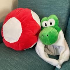 マリオ　ヨッシー　キノピオ　被り物　ハロウィン　帽子　仮装のサムネイル