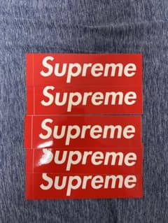 Supreme Box Logo ステッカー 5枚セットのサムネイル