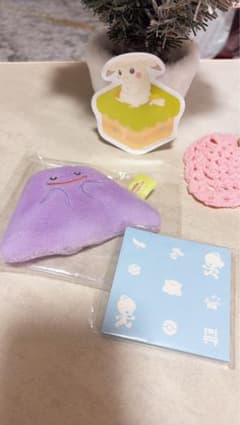 韓国限定ポケモン ポコピア ソンス限定 メタモンうすちゅう3点セットのサムネイル