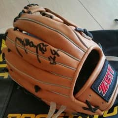 ★ZETT 内野用 オーダーグローブ★中古★日本プロ野球OBクラブ★のサムネイル