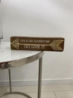 USで購入したインテリア小物”Go Live it”のサムネイル