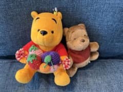 ディズニー くまのプーさん ぬいぐるみ レトロ 2点セットのサムネイル