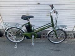 パナソニック最新機種電動アシスト自転車プロム20インチマッドオリーブ色 パナソニック最新機種電動アシスト自転車プロム20インチマッドオリーブ