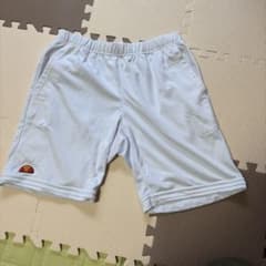 ellesse テニス ハーフパンツ ホワイトのサムネイル