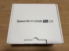 超美品 Speed Wi-Fi HOME 5G L13 WiMAX 白のサムネイル