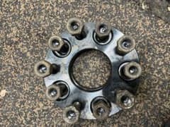 Durax 15mm 5穴ワイトレブラック 2個セットのサムネイル