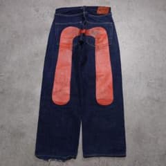 EVISU 大黒 カモメデニム みかん 濃紺 耳付 2001 W32 EVISU 大黒 カモメデニム みかん 濃紺 耳付 2001 W32 - メルカリ