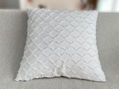ホワイト 45×45クッション 中材付きのサムネイル