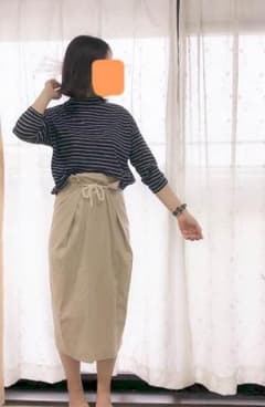 GU ハイネックボーダートップスのサムネイル