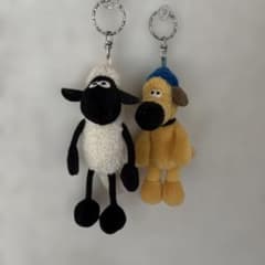 Shaun the Sheep & Gromit 봉제인형 열쇠 고리