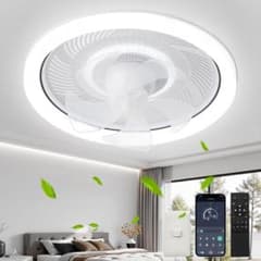 6200lmのハイパワー シーリングファンライト led DCモーター 薄型