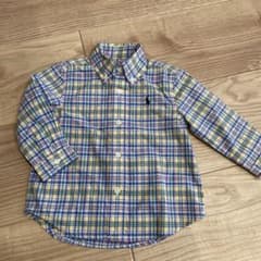 未使用　ラルフローレン　チェックシャツ　80のサムネイル