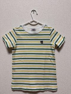ストライプ Tシャツ クマ刺繍 半袖のサムネイル