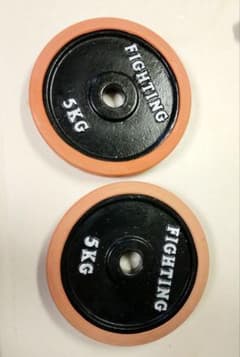 ファイティングロード 5kg プレート2枚 28mm 用 - メルカリ