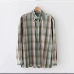 AURALEE 20AW スーパーライトウール　チェック　シャツのサムネイル