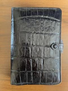 【極美品】ファイロファックス Filofax DUNDEE 英国製 バイブル 黒のサムネイル