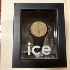 ICE glitter 時計　ブラックゴールド　新品未使用のサムネイル