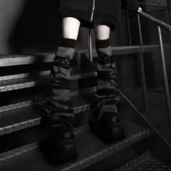 DimMoire BIGロゴ ニーハイウォーマー - メルカリ