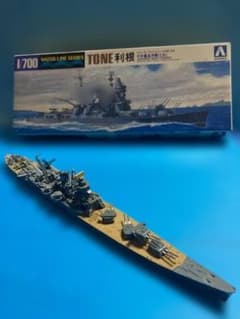 1/700 日本海軍航空巡洋艦＝利根、筑摩　プラモ作り完成品含む究極セット 1/700 日本海軍 航空巡洋艦 利根、筑摩 作りを極める豪華セット