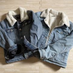 Gジャン　デニム　ジャケット　ボアのサムネイル