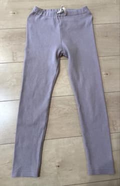アプレレクール　リブ ロングパンツ パープル