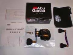 Ａｂｕ　オーシャンフィールド７＜左巻き＞スペアハンドル付　新品（※箱折り目有り） Abu オーシャンフィールド7＜左巻き＞スペアハンドル付 新品（※箱