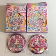 名探偵プリキュア BIGホログラム缶バッジ 缶バッジ 2種 キュア