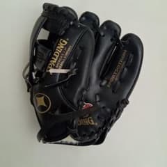 SPALDING 軟式野球用グローブ 黒のサムネイル