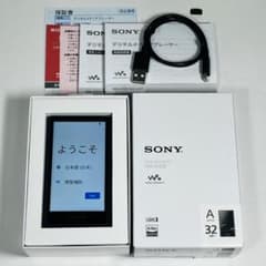美品 SONY ウォークマン NW-A306 ブルー 32GB 純正SD付き - メルカリ