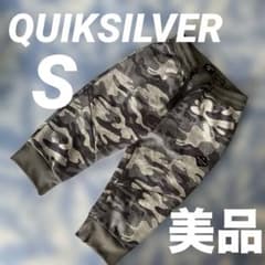 美品 QUIKSILVER クイックシルバー 五分丈 パンツ 迷彩 メンズ S