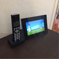 コンパクトで多機能 FAX スライドショー コードレス電話機のサムネイル