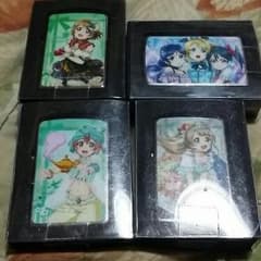 ラブライブ！のジッポの4セットのサムネイル