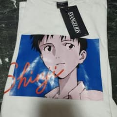 EVANGELION シンジ 半袖Tシャツ M-L ホワイト　アベイルのサムネイル