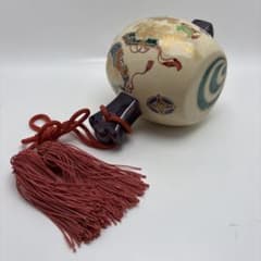 九谷焼 小槌 置物 縁起物 陶器 縁起物】九谷焼 打ち出の小槌 置物 陶器 金彩 松竹梅 鶴亀 開運 商売