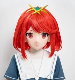 在庫あり】 全頭面 着ぐるみ マスク ゼノブレイド2 ホムラ