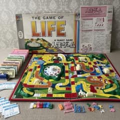 人生ゲーム 4代目 1990年 昭和レトロ 廃盤品 ボードゲーム レトロ