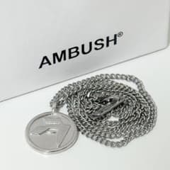 AMBUSH Epoxy Emblem チャーム ネックレス シルバー 銀色 - メルカリ