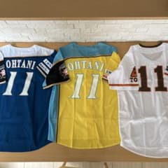 大谷翔平　プリントユニフォーム 3枚セット #11 フリーサイズ 大谷翔平 プリントユニフォーム 3枚セット #11 フリーサイズ - メルカリ
