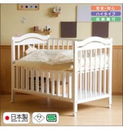 【引取りのみ】日本製ベビーベッド★石崎家具のサムネイル