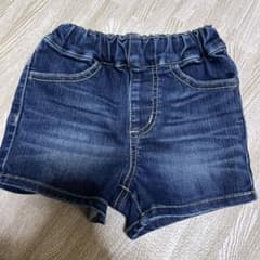 女の子用ショートパンツジーンズ(90cm)のサムネイル