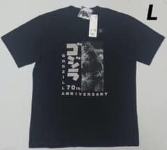 태그 첨부 신품 고질라 70th 애니버서리 UT L 유니클로 블랙